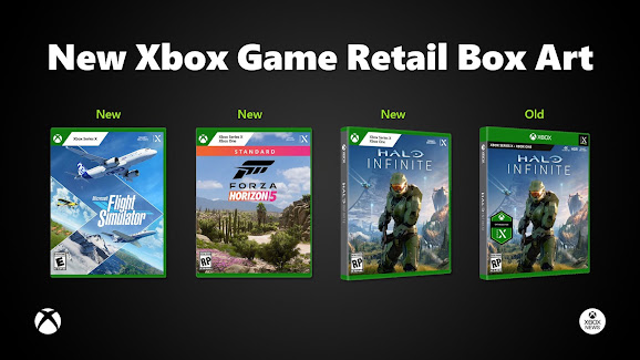 Parece que a Microsoft está atualizando os designs de capa de jogos do Xbox Series X