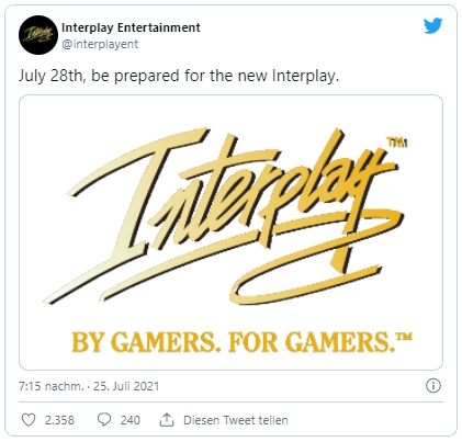 A Interplay Entertainment anuncia o seu retorno