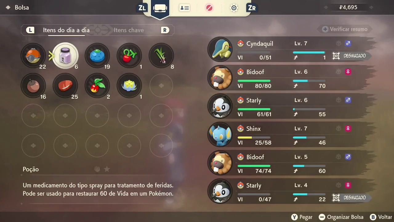 TRADUÇÃO PARA O PORTUGUÊS BR DO POKEMON LEGENDS ARCEUS NO RYUJINX