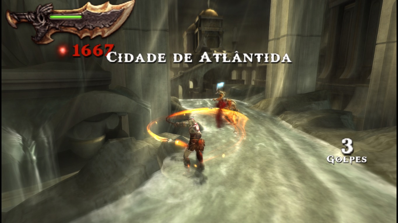 FINALMENTE!! God of War Ghost of Sparta com DUBLAGEM BR 100% PSP