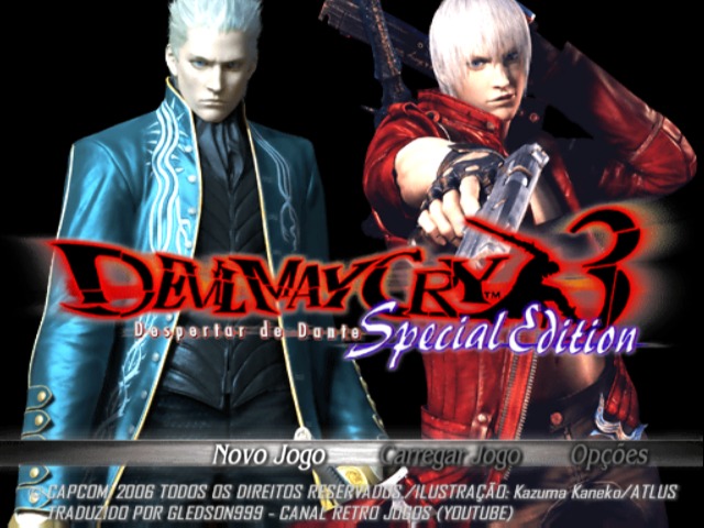 Meu PS2 Nostalgia: Devil May Cry 3 Dublado Em PT-BR DVD ISO PS2