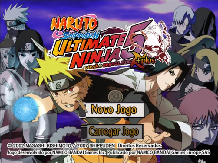 FINALMENTE!! Naruto Ultimate Ninja 5 TRADUZIDO BR para PS3 (PC/PS2