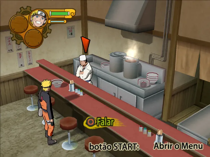 Meu PS2 Nostalgia: Naruto 5 Dublado Em PT-BR ISO VMODE=PAL-NTSC PS2