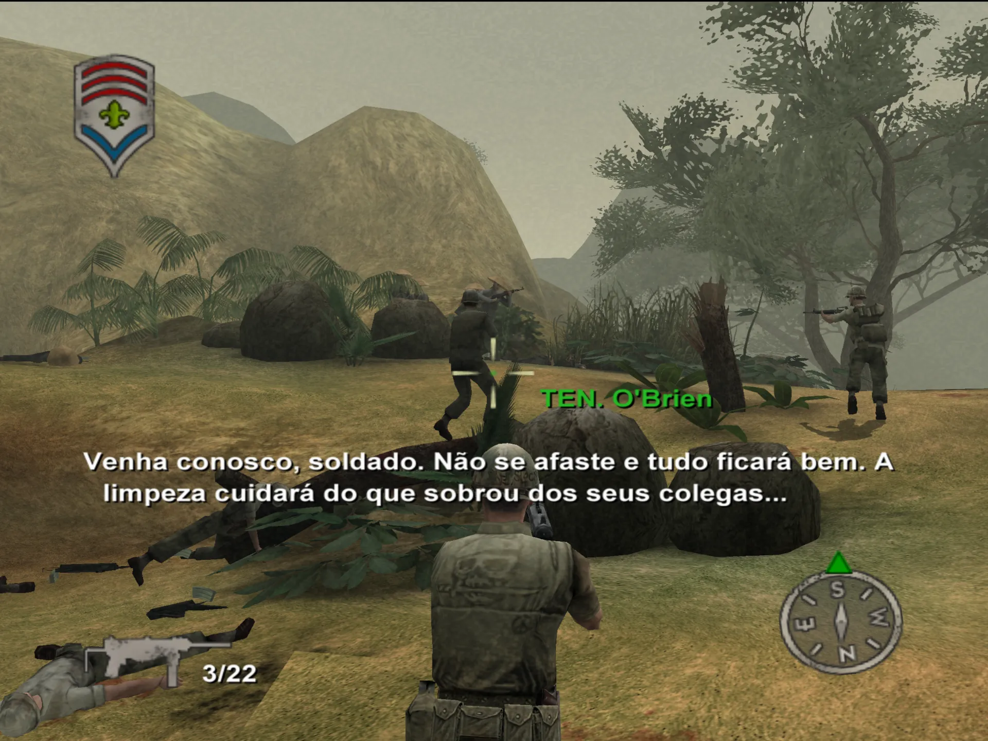 Shellshock - Nam '67 (2004) PS2 6 Download Patch Tradução Português PT-BR para PlayStation 2