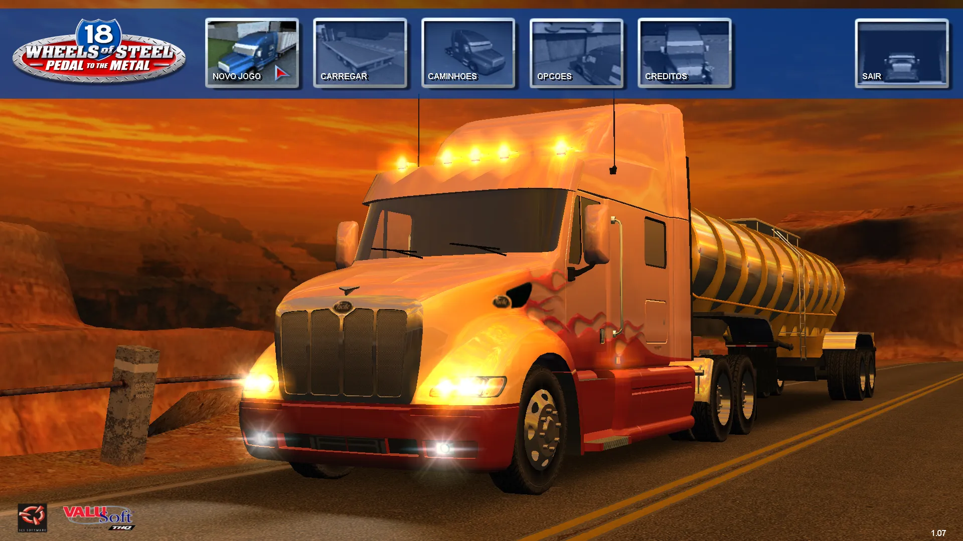 18 Wheels Of Steel - Pedal To The Metal (2004) PC 1 Download Patch Tradução Português PT-BR para Computador