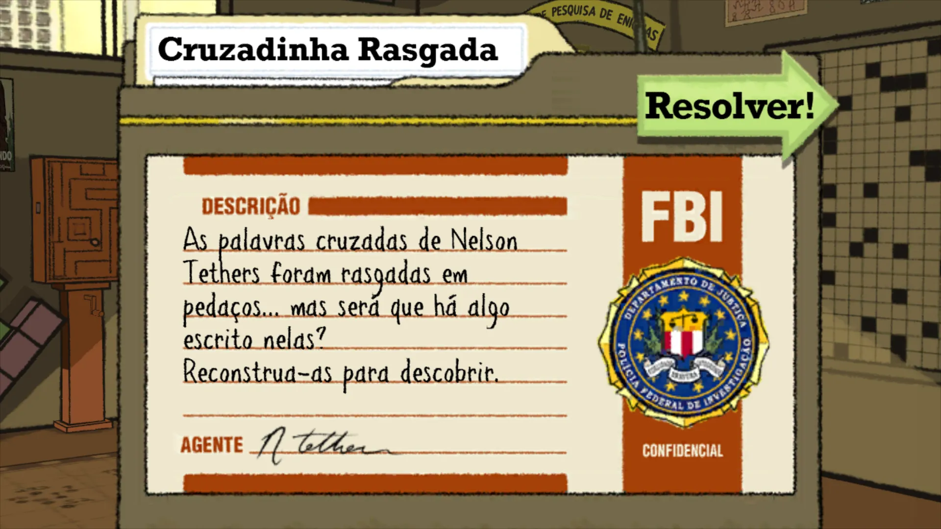 Puzzle Agent (2011) PS3 4 Download Patch Tradução Português PT-BR para PlayStation 3