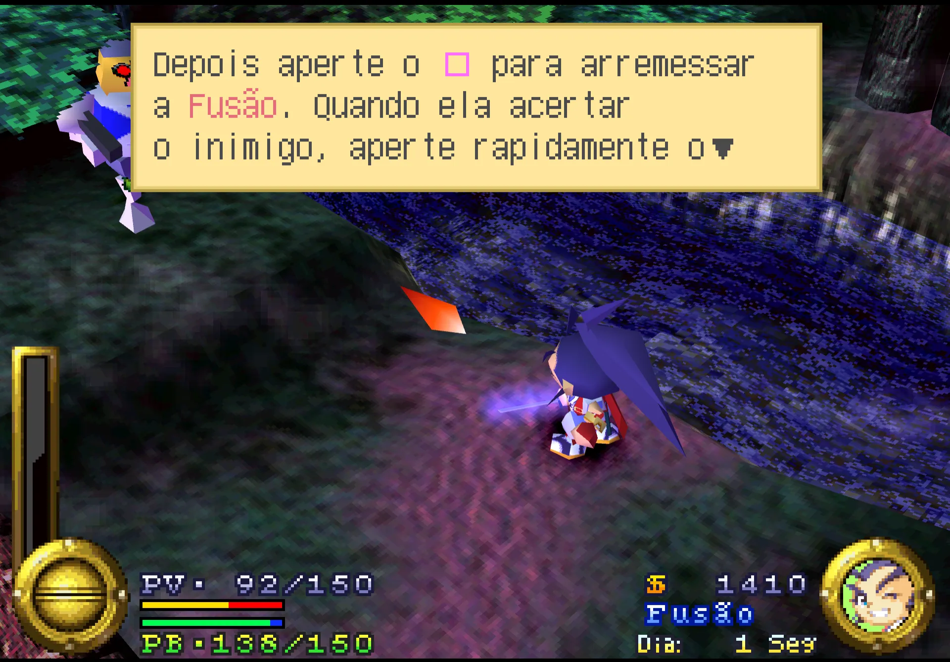 Brave Fencer Musashi (1998) PS1 6 Download Patch Tradução Português PT-BR para PlayStation 1