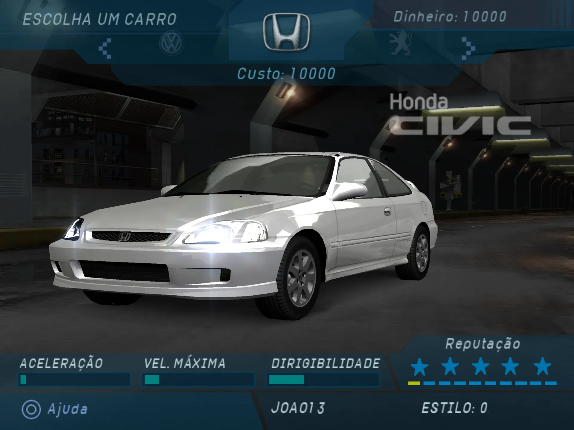 Need For Speed - Underground (2003) PS2 4 Download Patch Tradução Português PT-BR para PlayStation 2