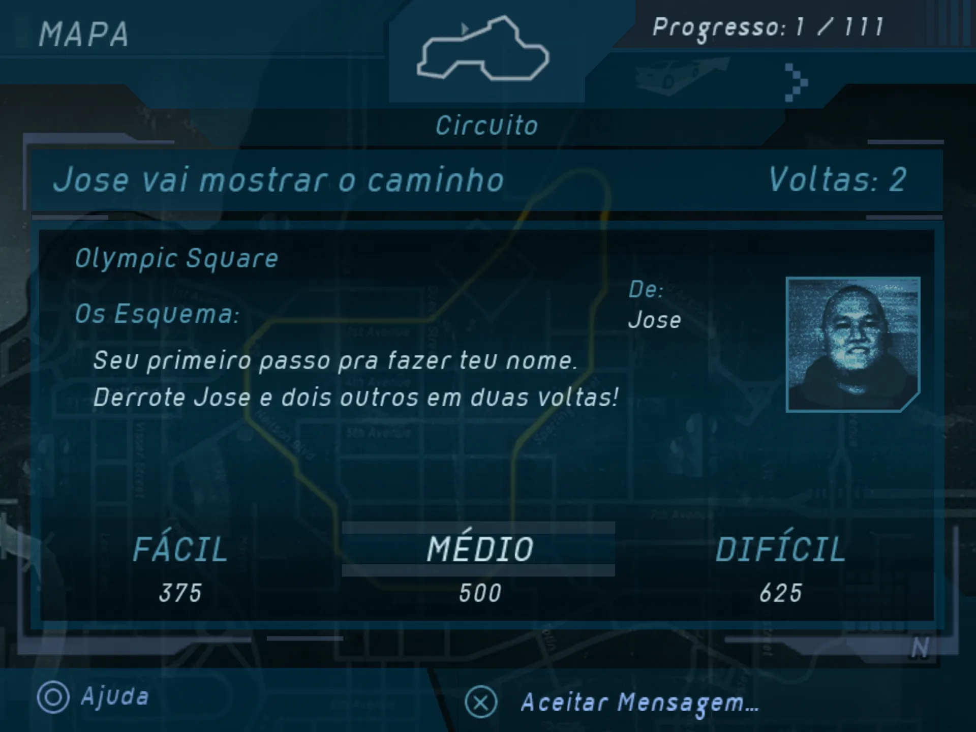 Need For Speed - Underground (2003) PS2 6 Download Patch Tradução Português PT-BR para PlayStation 2