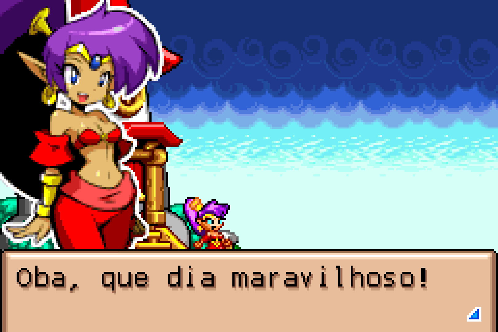 Shantae Advance - Risky Revolution (2025) GBA 4 Download Patch Tradução Português PT-BR para Game Boy Advance