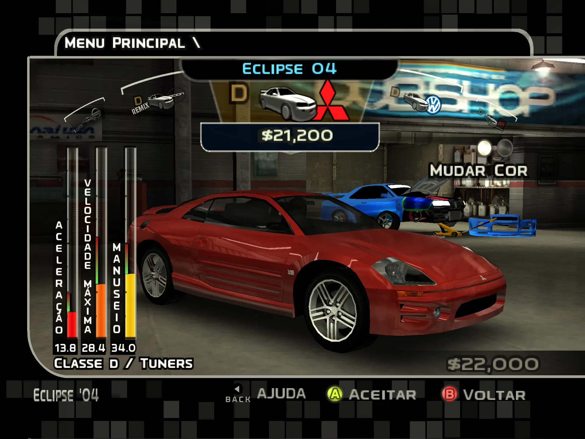 Midnight Club 3 - DUB Edition REMIX (2006) XBOX 3 Download Patch Tradução Português PT-BR para Xbox Clássico